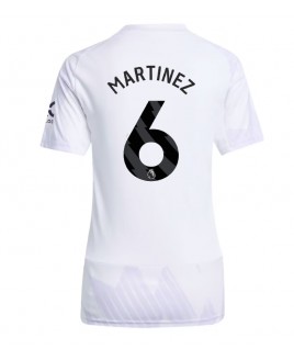 Günstige Manchester United Lisandro Martinez #6 Auswärtstrikot Damen 2025-26 Kurzarm